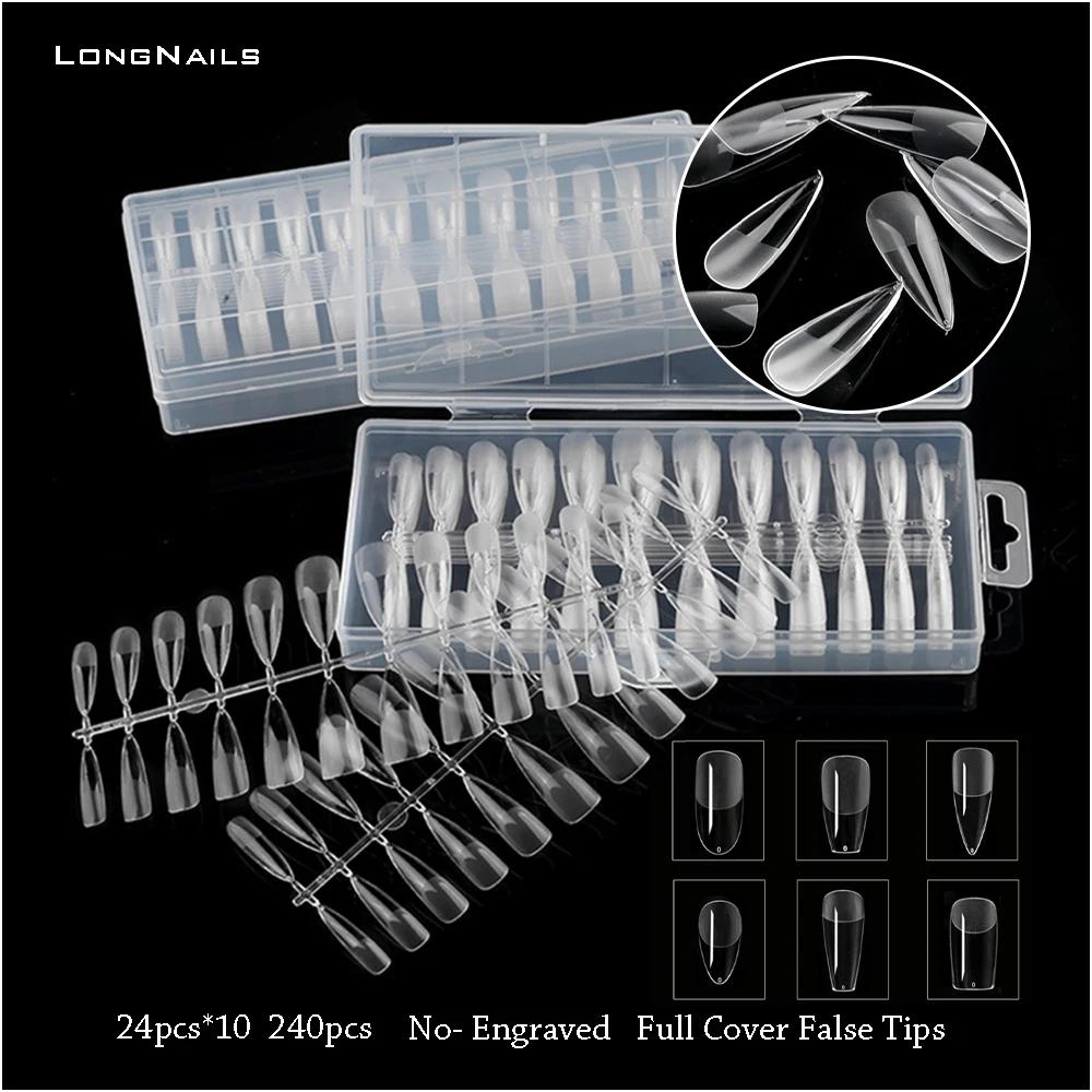 24pc * 10row Clear No-Engraved  ¥  Semi Frosted Full Cover ΰ ġ 0-11  Coffin Ƹ  Ʈ ¥  68-12